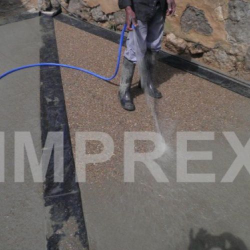 Pavimentos de árido visto