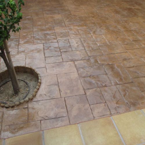 Pavimentos de hormigón impreso