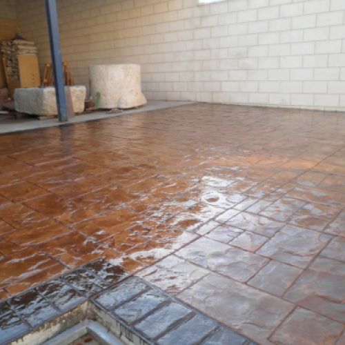 Pavimentos de hormigón impreso