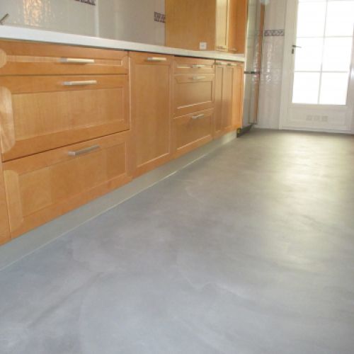 Pavimento de microcemento