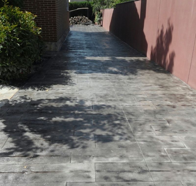 Pavimento impreso de 1cm