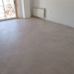Pavimento de microcemento