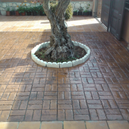 Pavimentos de hormigón impreso