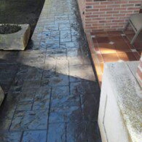 Pavimentos de hormigón impreso