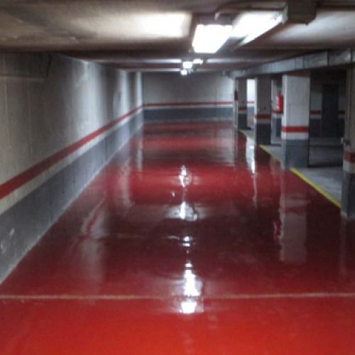 Pavimentos de resina