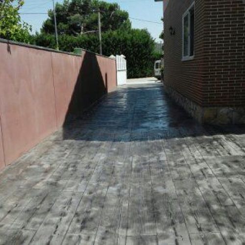 Pavimentos de hormigón impreso