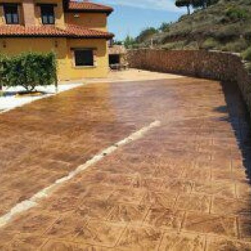 Pavimentos de hormigón impreso