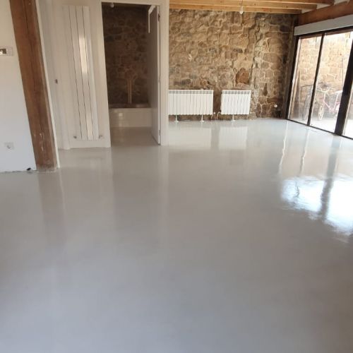 Pavimento de microcemento