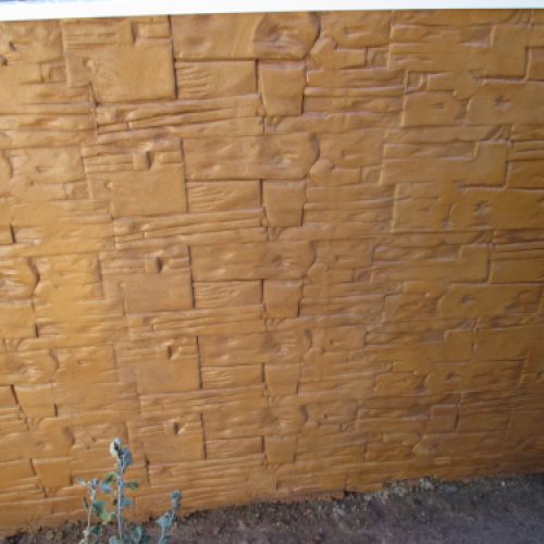 Pavimento impreso vertical