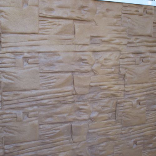 Pavimento impreso vertical