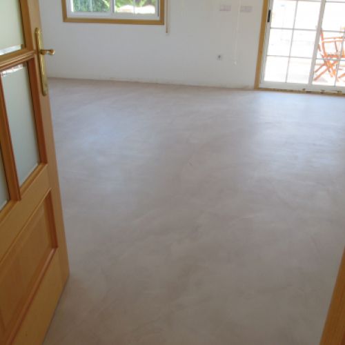 Pavimento de microcemento